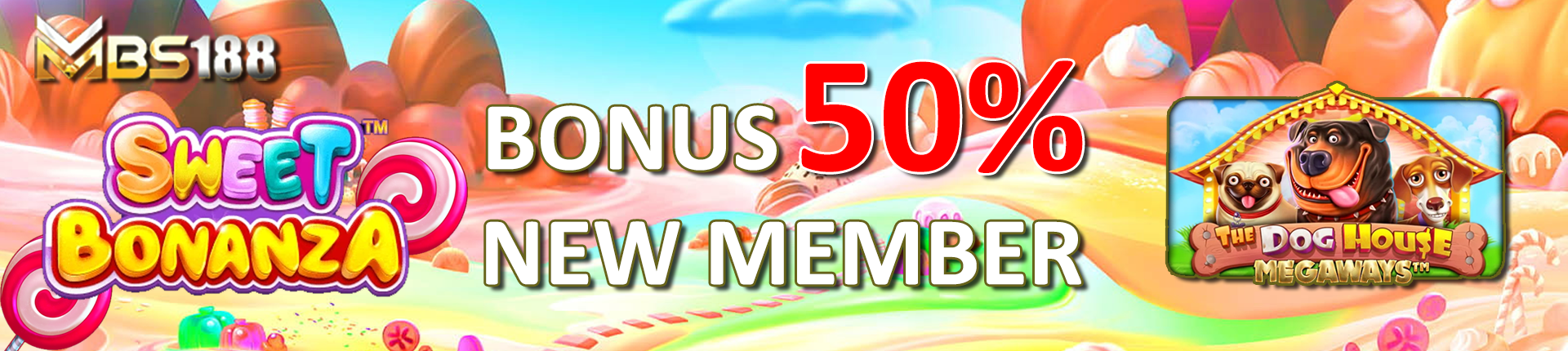 Bonus New Member 50%